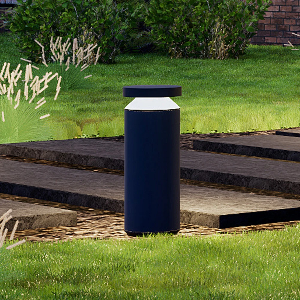 Bornes de jardin Molto Luce lampe pour socle LED Mona, Ø 18 cm, aluminium, hauteur 45 cm