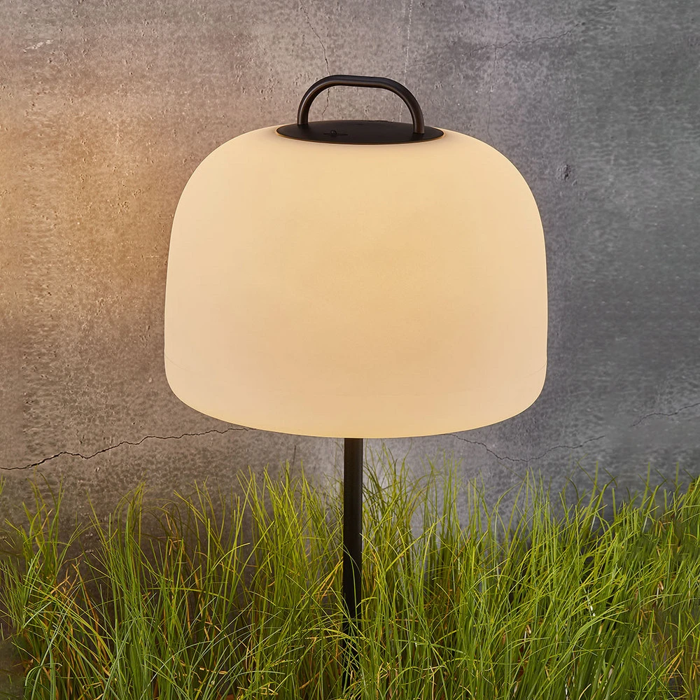 Lanterne murale Lampe sur piquet LED Kettle avec abat-jour Ø 36 cm