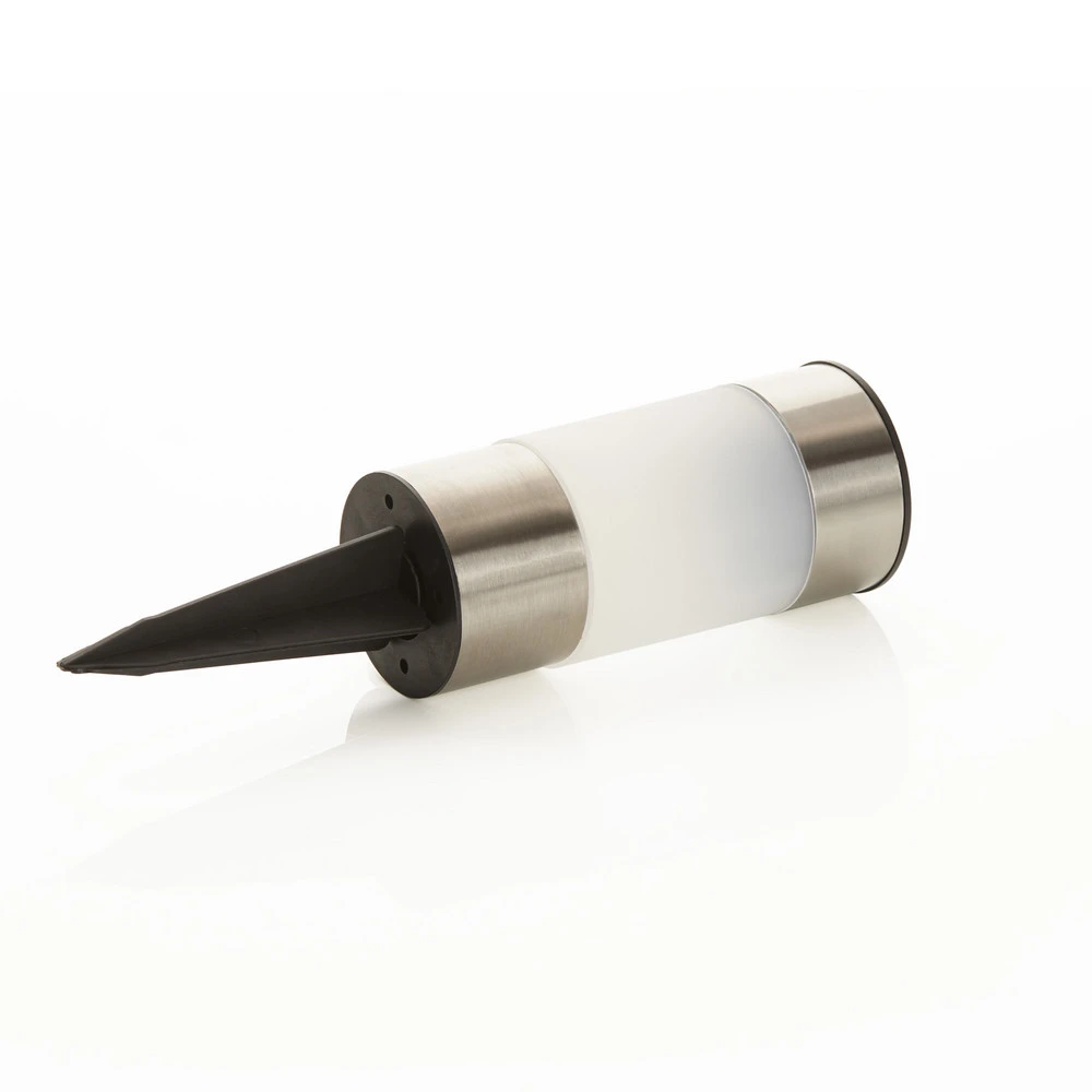 Lanterne murale Potelet solaire Valea rond en inox