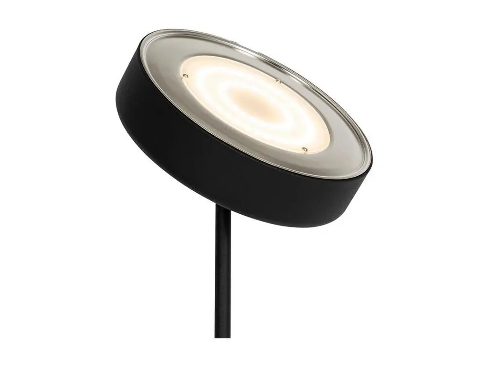 Applique design Lampadaire noir avec LED et variateur avec lampe de lecture - Kelso