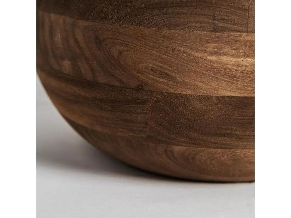 Lampe haute en bois de mangue marron 35x35x192 cm pour chambre d'enfant