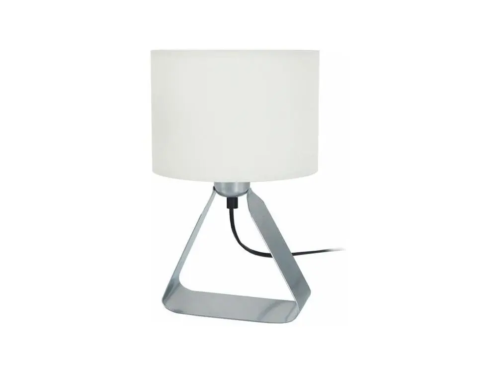 Lampe de chevet géométrique, métal aluminium 29 cm. avec Lampe CREE LED
