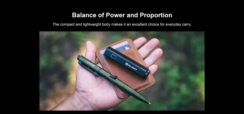 Lampe de poche EDC Olight Diffuse avec chargeur solaire