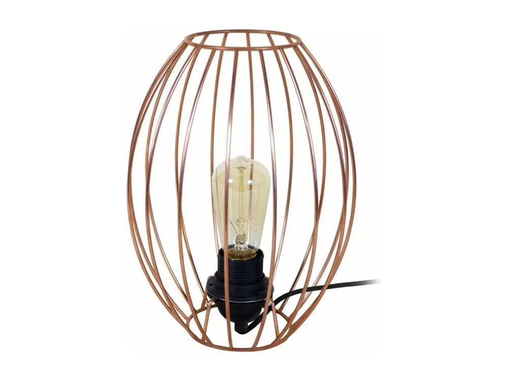 Lampe de chevet filaire cuivre 25 cm. en ABS renforcé