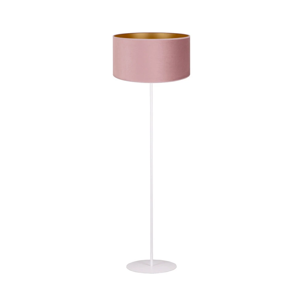 Lampe à dynamo Lampadaire Golden Roller rose évident/doré