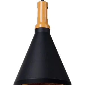 Lampe de signalisation Hanglamp zwart/goud MACKENZIE