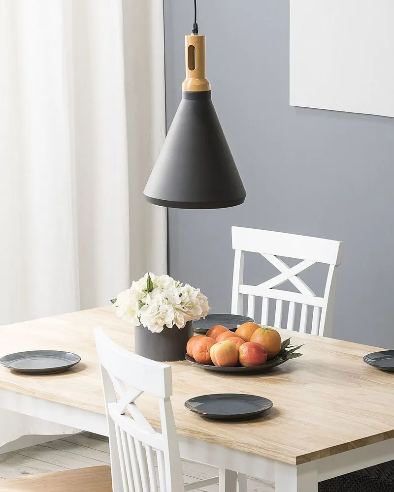 Lampe de signalisation Hanglamp zwart/goud MACKENZIE