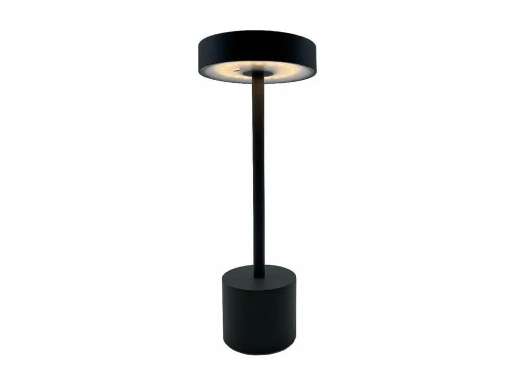 Haute Luminosité Lampe de table sans fil touch ROBY en aluminium H30cm