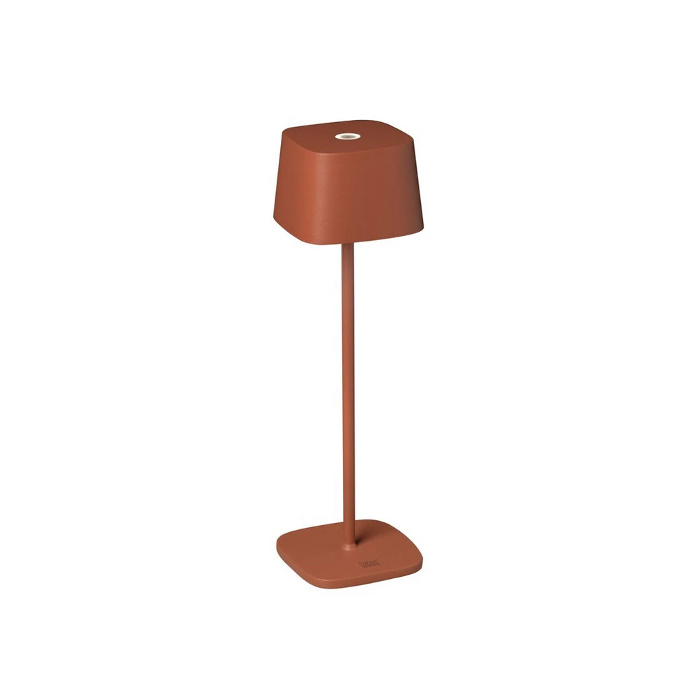 Lampe de table LED Capri extérieur, terracotta pour allée et terrasse