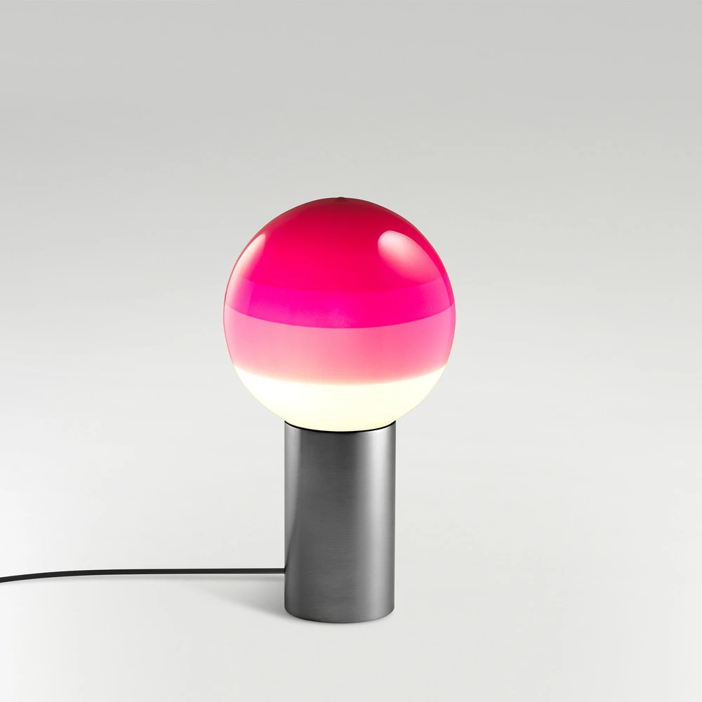 Abat-jour conique MARSET Dipping Light S lampe table rose/graphite