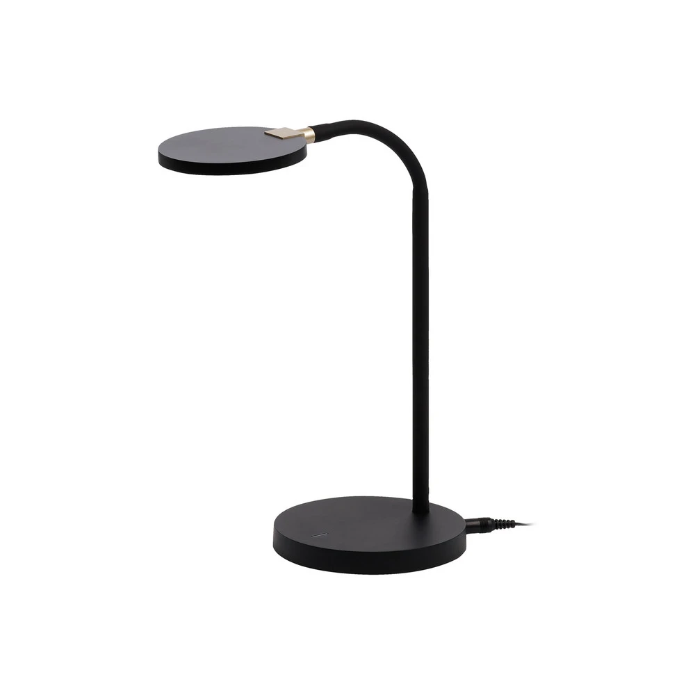Aluminor Declic lampe à poser LED adouci flex noire