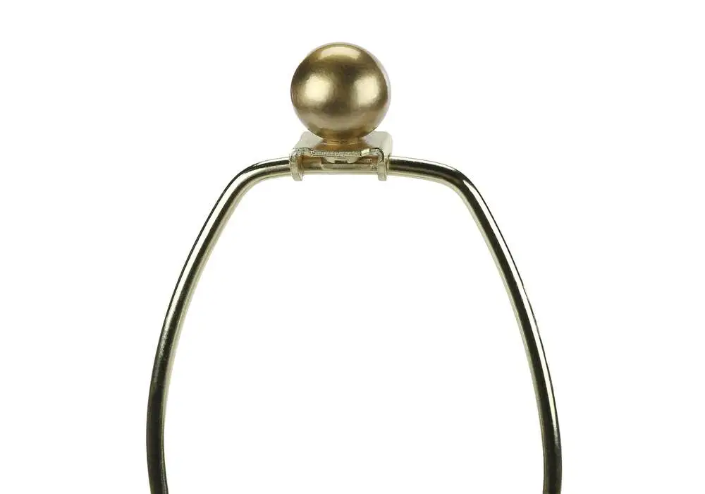 éClairage - Lampe De Table 24"H CéRamique Bleue / Abat-Jour Ivoire avec douille E27