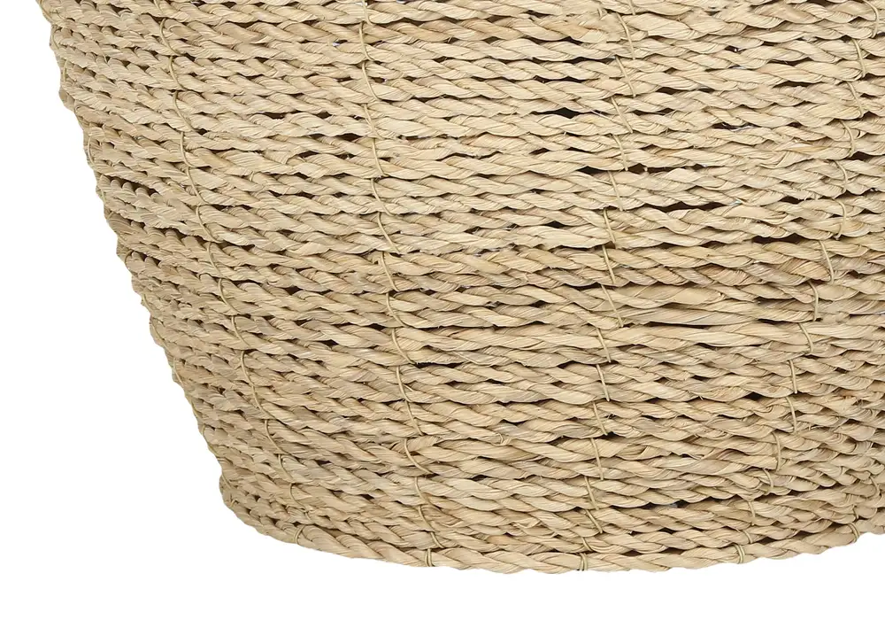 éClairage - Lampe De Table 25"H Rotin Beige / Abat-Jour Crème