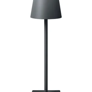 Design Contemporain Tafellamp draadloos donkergrijs BACEIRO