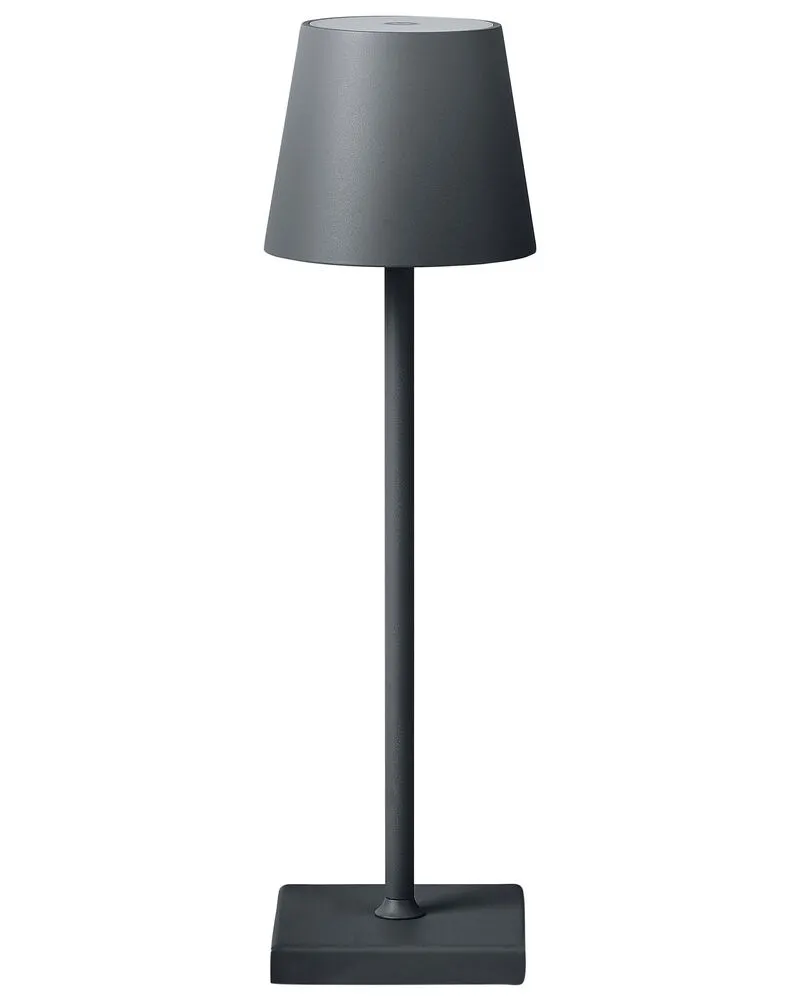 Design Contemporain Tafellamp draadloos donkergrijs BACEIRO