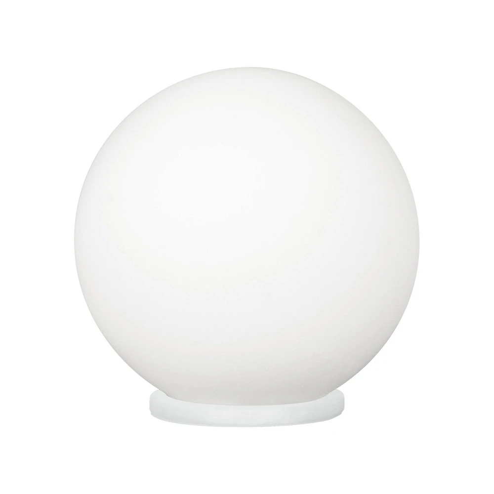 Lampe à poser Rondo, Ø 20 cm, blanche pour éclairage d'ambiance