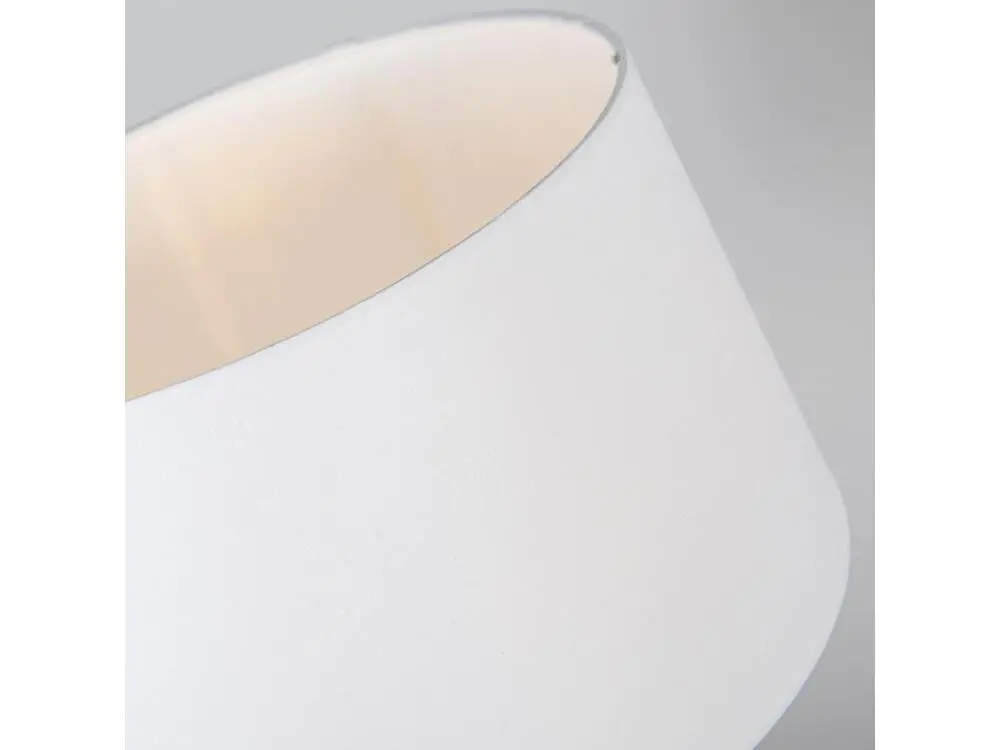 Lampe de table blanc avec abat-jour blanc 35 cm réglable - Parte | Dimmable | Haute luminosité