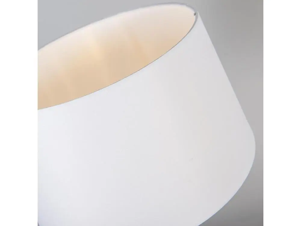 Lampe de table en cuivre avec abat-jour blanc 35 cm réglable - Parte | Dimmable | Haute luminosité