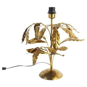 Lampe de table d'époque or antique 40 cm sans abat-jour - Tilleul