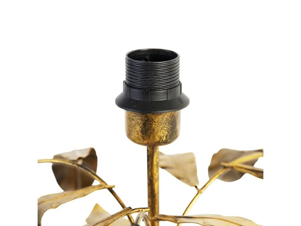 Lampe de table d'époque or antique 40 cm sans abat-jour - Tilleul