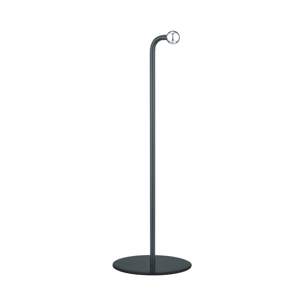 Lampe de table LED à autonomie renouvelable Maxi, noir, métal, intensité variable, 36 avec variateur d'intensité