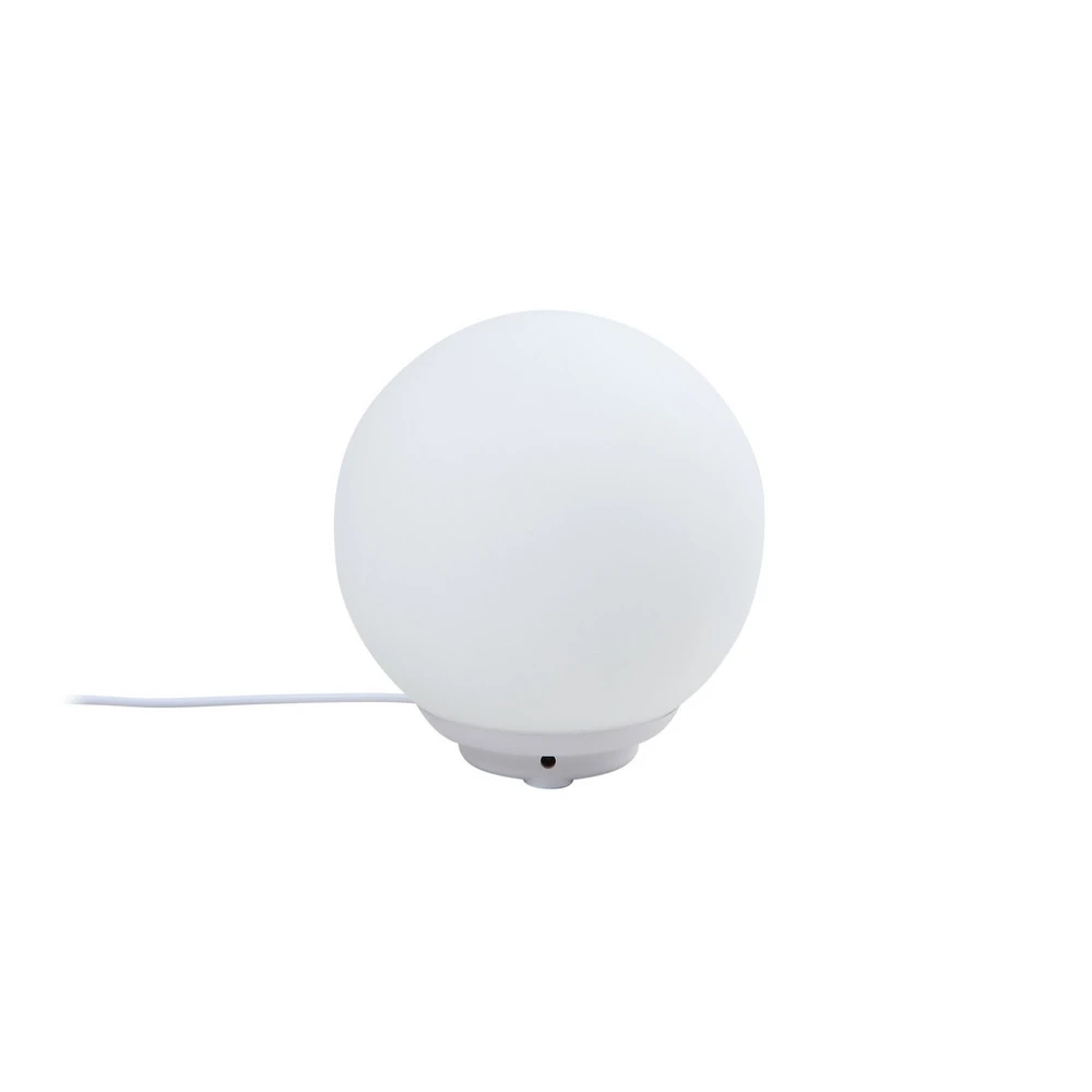 Lindby Évolué lampe de table LED Cosmia, blanc, verre, Tuya