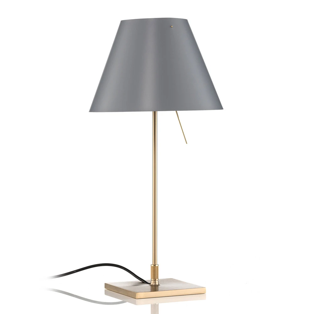 Luceplan Costanzina lampe à poser laiton béton pour éclairage d'ambiance