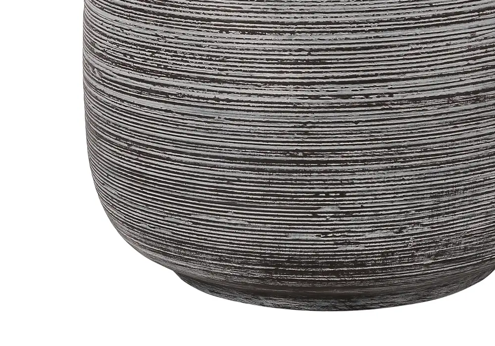 Suspension à abat-jour éClairage - Lampe De Table 19"H CéRamique Gris / Abat-Jour Ivoire