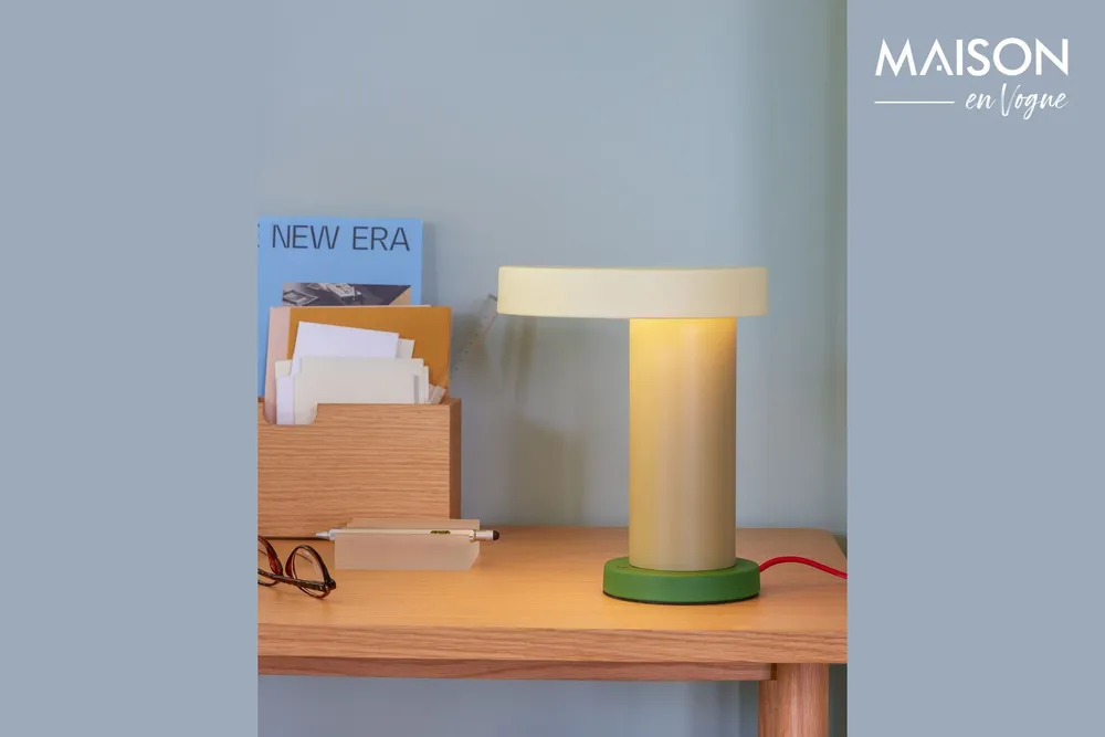 Suspension à abat-jour Lampe de table en métal vert Magic Hübsch - 25cm