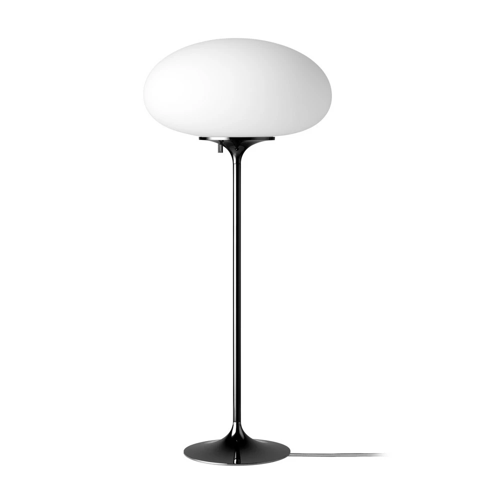 Suspension à trois bras GUBI Stemlite lampe à poser, noire-chromée, 70 cm