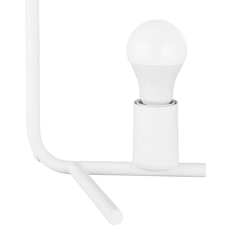 Suspension à trois bras Lampe de table incandescent Darrah GoodHome E27 blanc mat