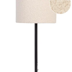 Tafellamp bouclé chamois VINAZCO - Certifié CE