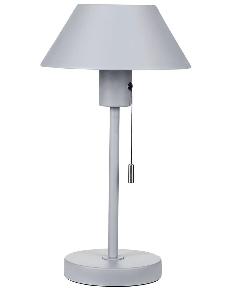 Tafellamp metaal lichtgrijs CAPARO