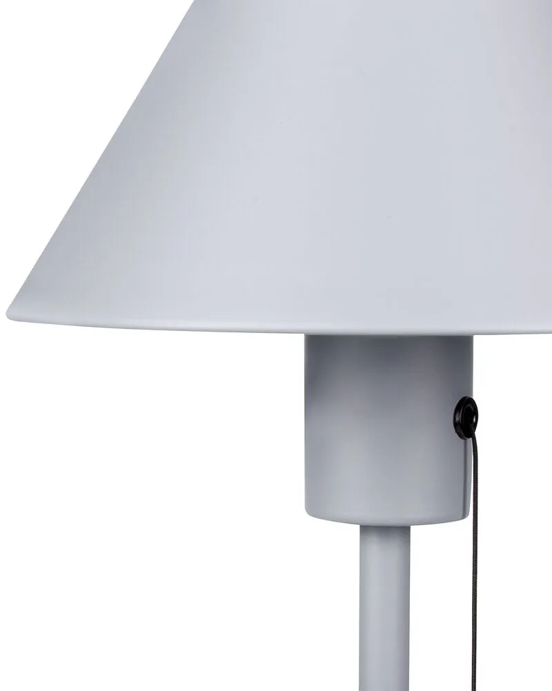 Tafellamp metaal lichtgrijs CAPARO