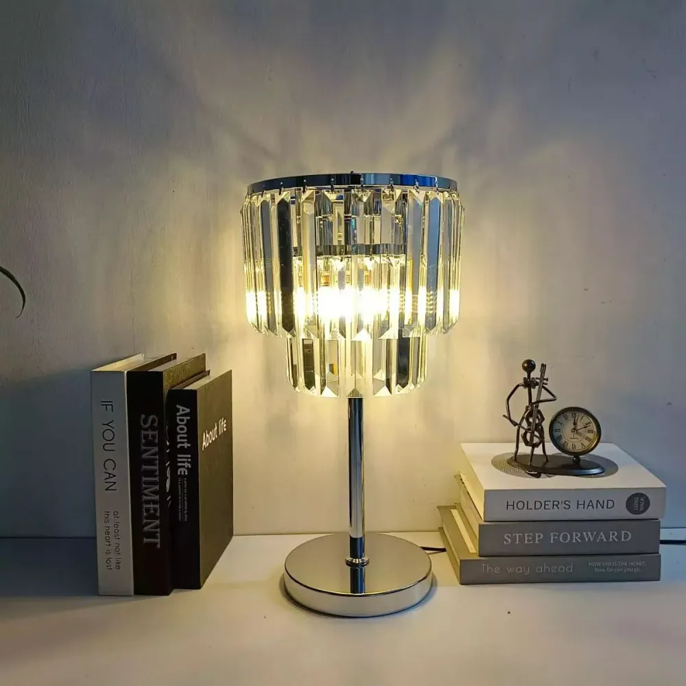 Lampe Chic de Salon | Éclat Cristallin Design minimaliste