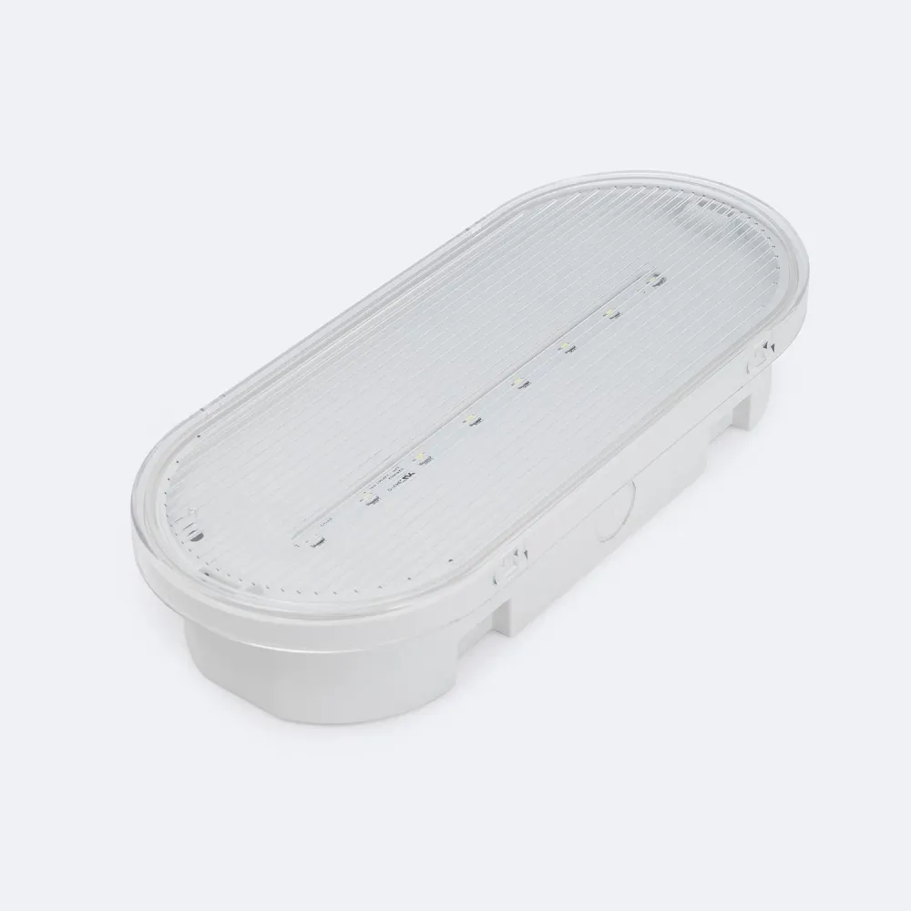 Luminaire de plafond à diffusion uniforme Éclairage de secours LED intégré ou en surface 120lm continu ou non IP65