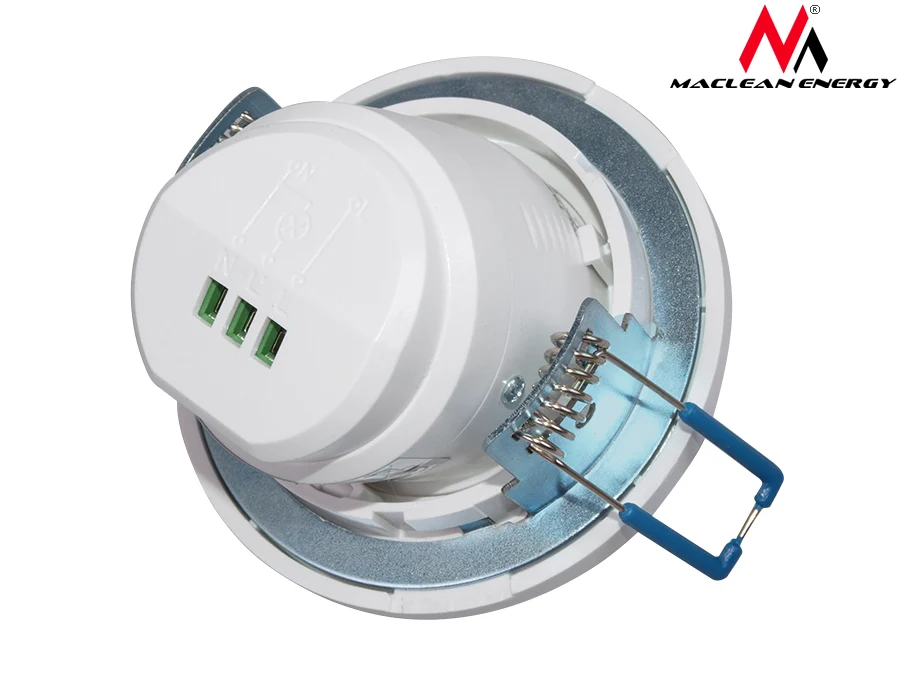 MACLEAN MCE130 Détecteur de mouvement de plafond infrarouge 360º Flush-Mount 6M IP20 | 4000K | lumière neutre