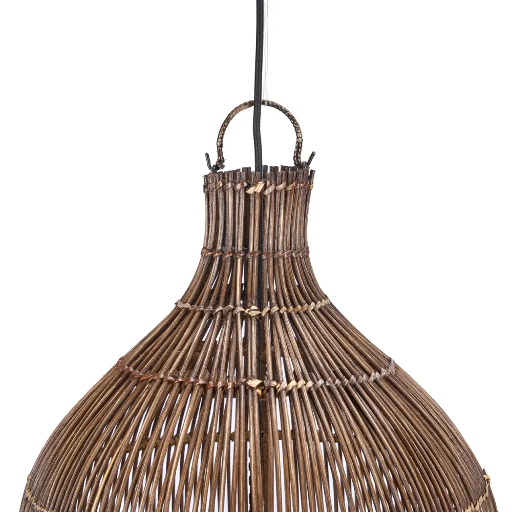 Plafonnier Design Moderne Oasis Tower Pendant - Dark Noyer foncé - XL