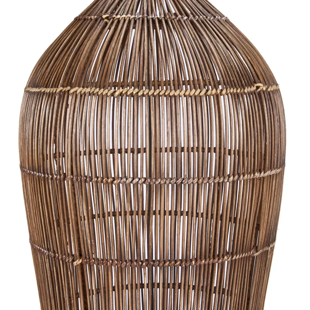 Plafonnier Design Moderne Oasis Tower Pendant - Dark Noyer foncé - XL