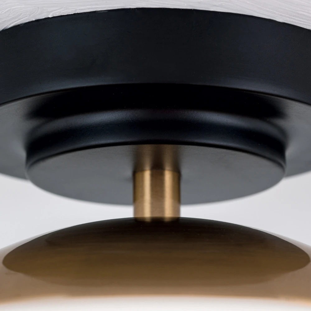 Plafonnier Josephine, à une lampe Sans outil d'installation