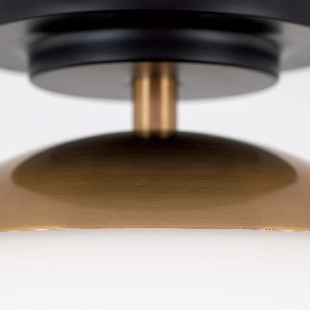 Plafonnier Josephine, à une lampe Sans outil d'installation
