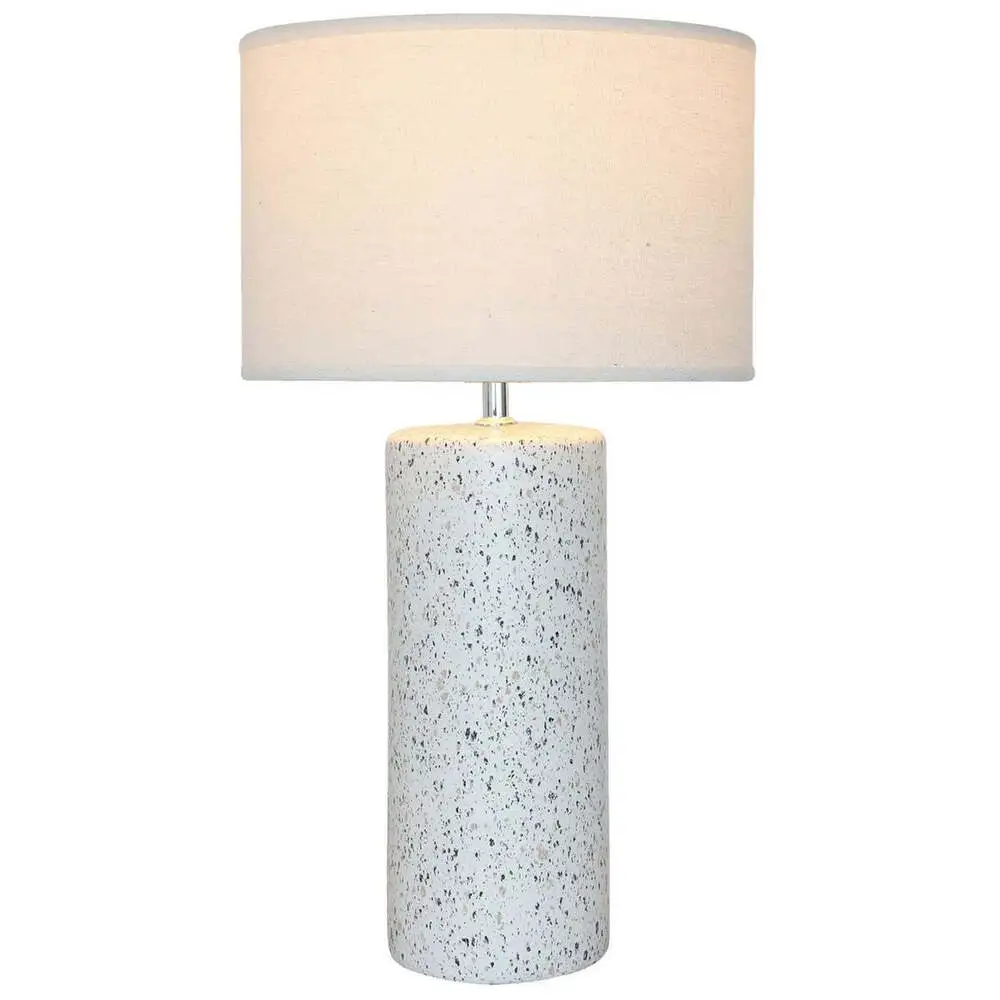 Desk lamp DKD Home Decor 25W Lin pur White Multicolour 220 V 50 W Dolomi