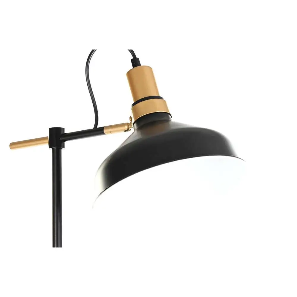 Floor Lamp DKD Home Decor Black Golden Acier Modern (48 x 25 x 140 cm)