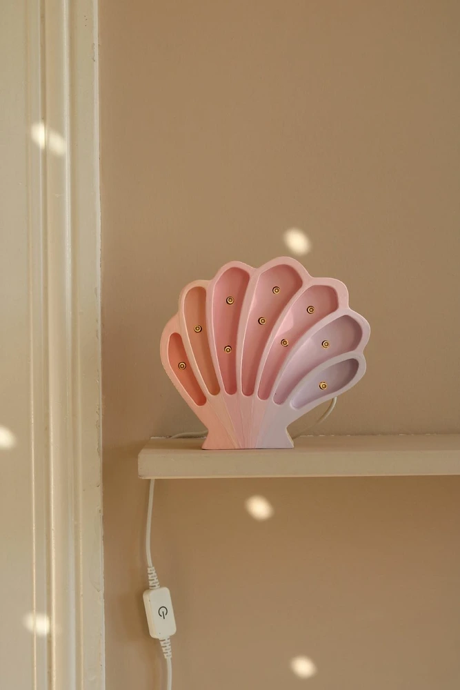 Lampe à sel Lampe veilleuse coquillage sirènes roses