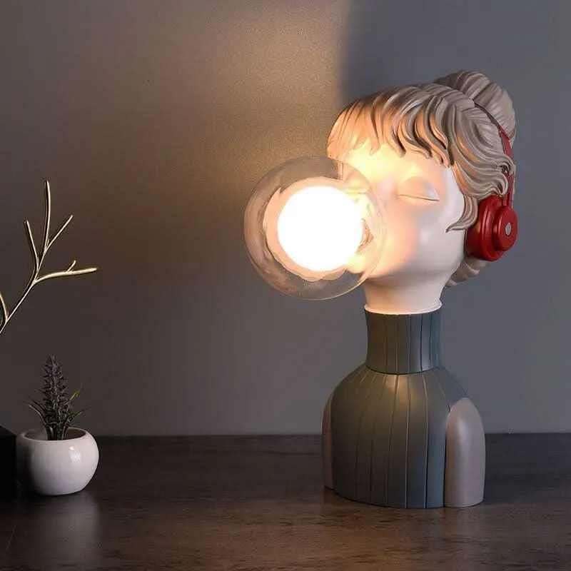 Lampe Statue Femme | Ambiance Sophistiquée avec effet scintillant