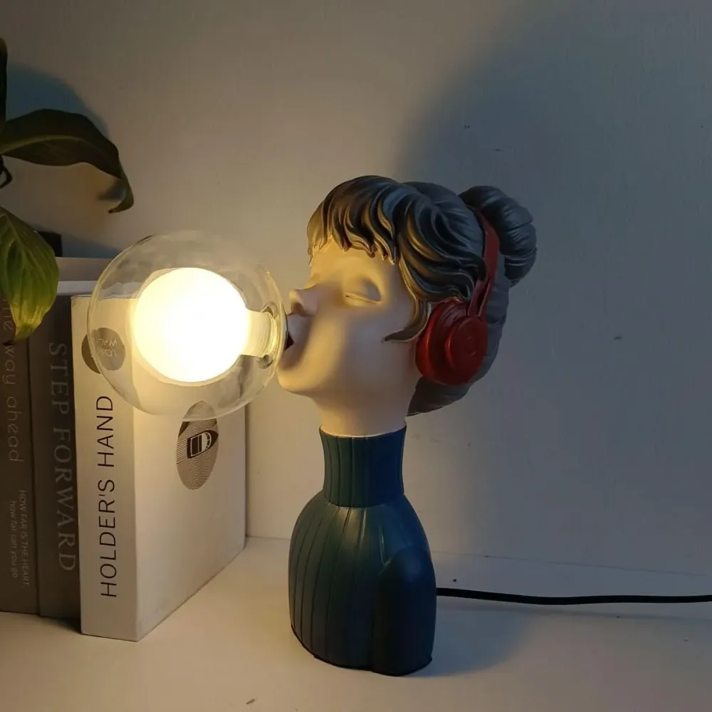 Lampe Statue Femme | Ambiance Sophistiquée avec effet scintillant