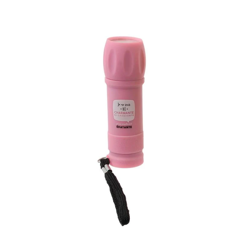 Lampe frontale LED LAMPE DE POCHE JE SUIS... 10CM ROSE