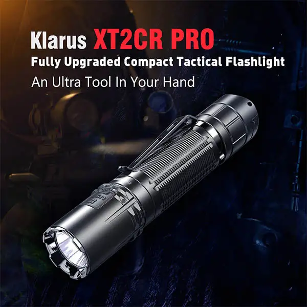 Lampe de poche LED XT2CR PRO, 2 100 lumens (batterie incluse) avec 3 piles incluses
