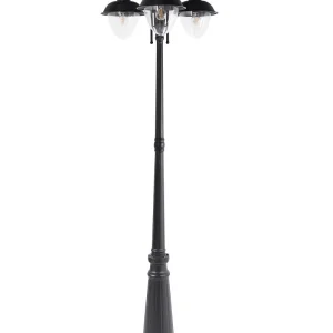 3 Light Outdoor Lamp Post Noir jais BANKA