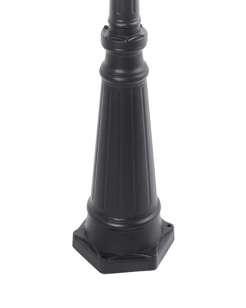 3 Light Outdoor Lamp Post Noir jais BANKA